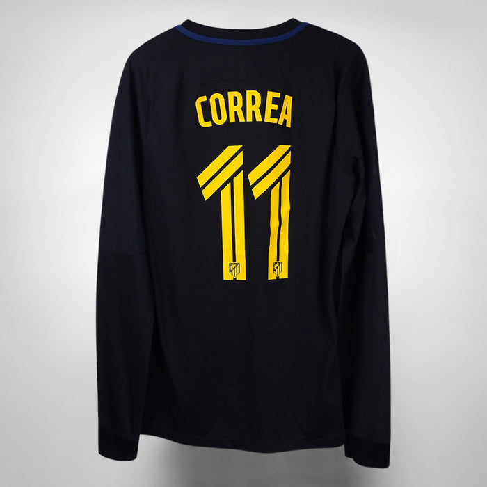 2016-2017 Atletico Madrid Nike Player Spec (Kitroom) Away Shirt #11 Angel Correa - Marketplace