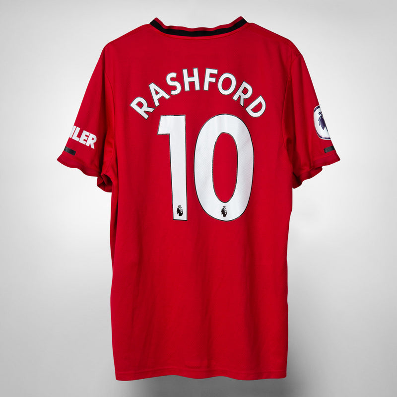 2019-2020 Manchester United Adidas Home Shirt #10 Marcus Rashford - Marketplace