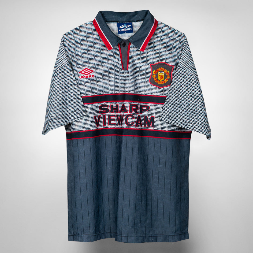 1995-1996 Manchester United Umbro Away Shirt - Marketplace
