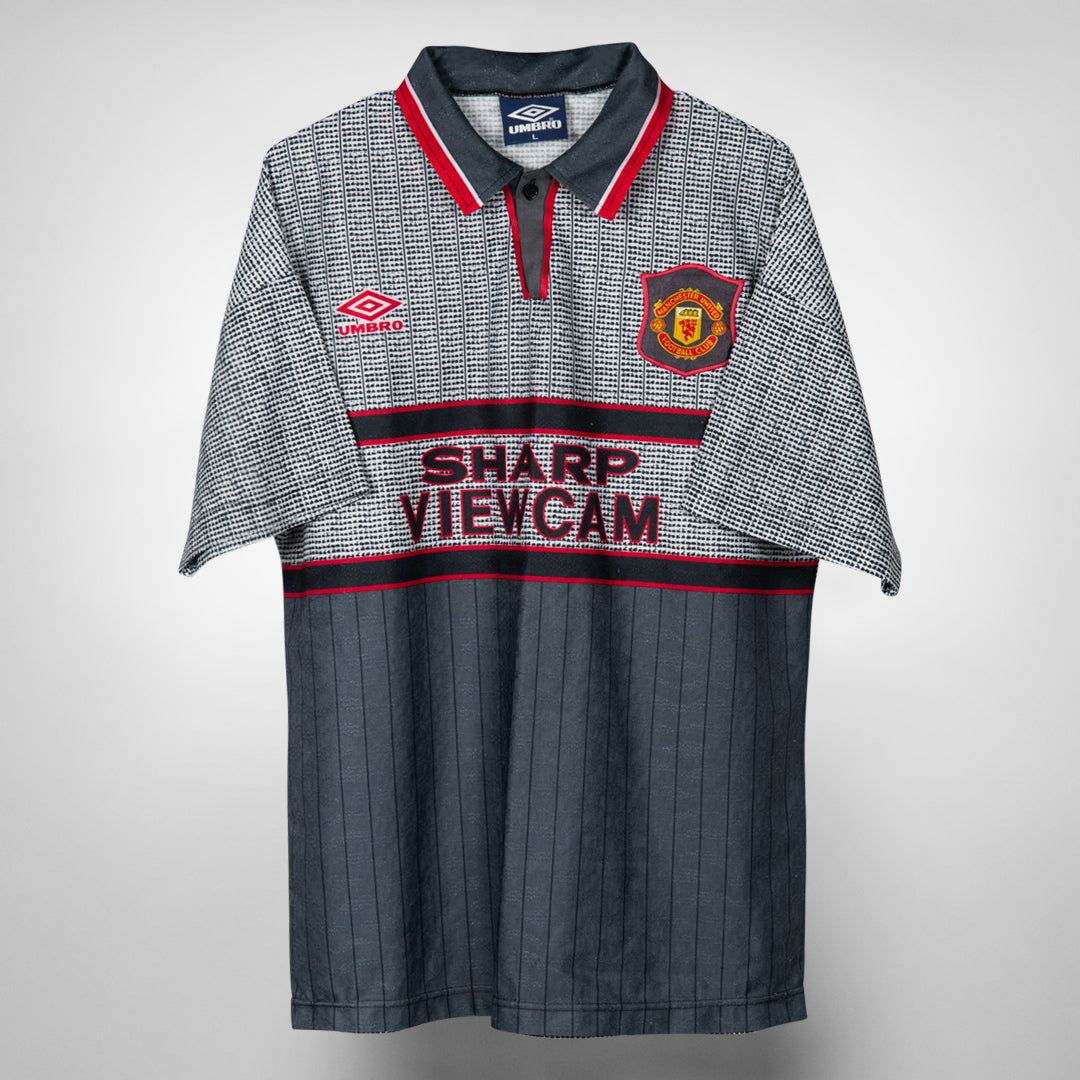 Retro Manchester United Home Jersey 94/96 By Umbro