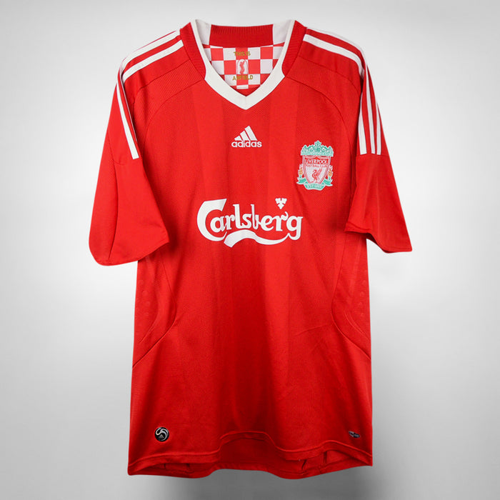 2008-2010 Liverpool Adidas Home Shirt #9 Fernando Torres - Marketplace