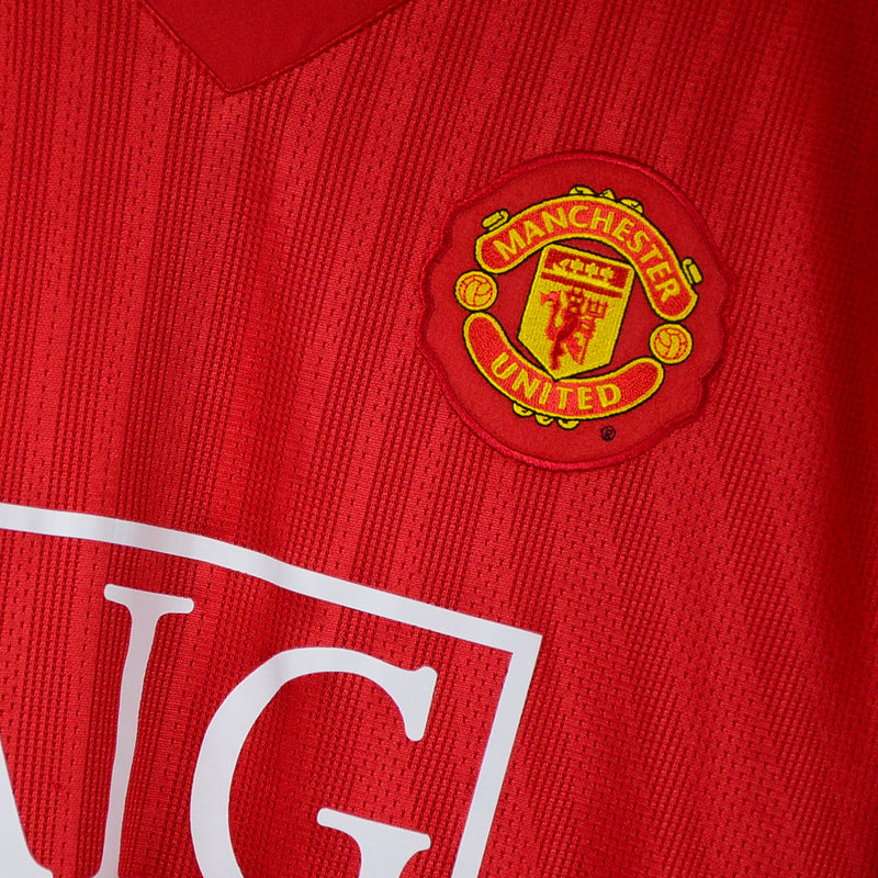 2007-2009 Manchester United Nike Long Sleeve Home Shirt #7 Cristiano Ronaldo - Marketplace