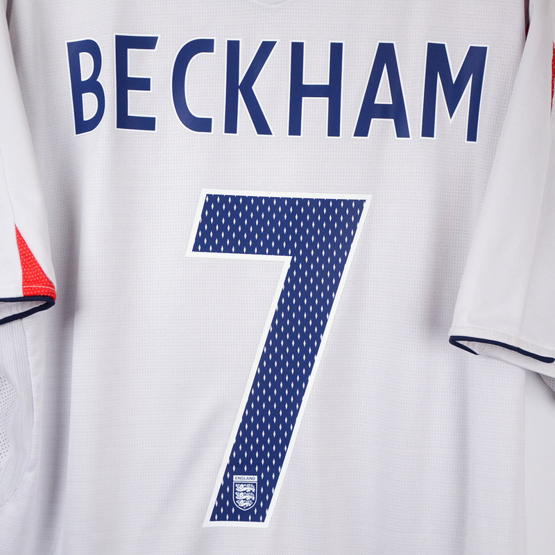 2005-2007 England Umbro Home Shirt #7 David Beckham - Marketplace