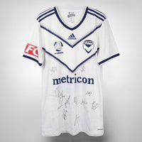 2020-2021 Melbourne Victory Adidas Team Signed Away Shirt - Marketplace