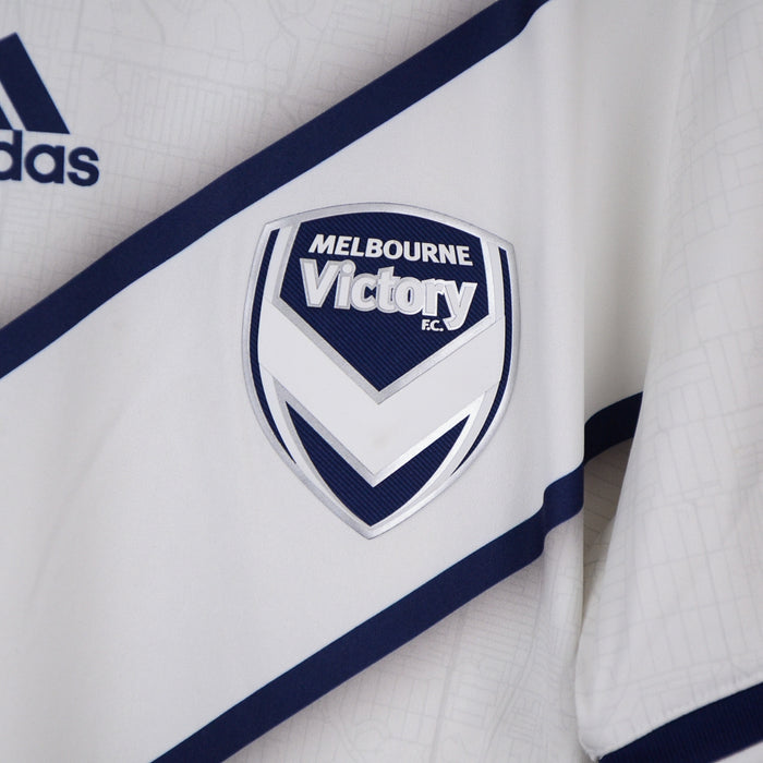 2020-2021 Melbourne Victory Adidas Team Signed Away Shirt - Marketplace