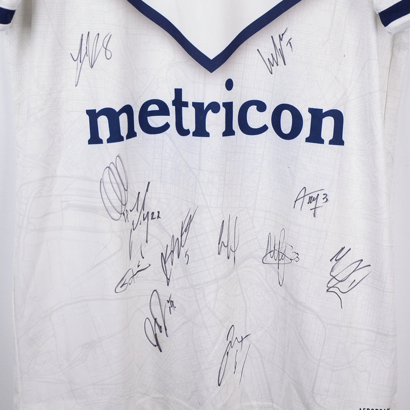2020-2021 Melbourne Victory Adidas Team Signed Away Shirt - Marketplace