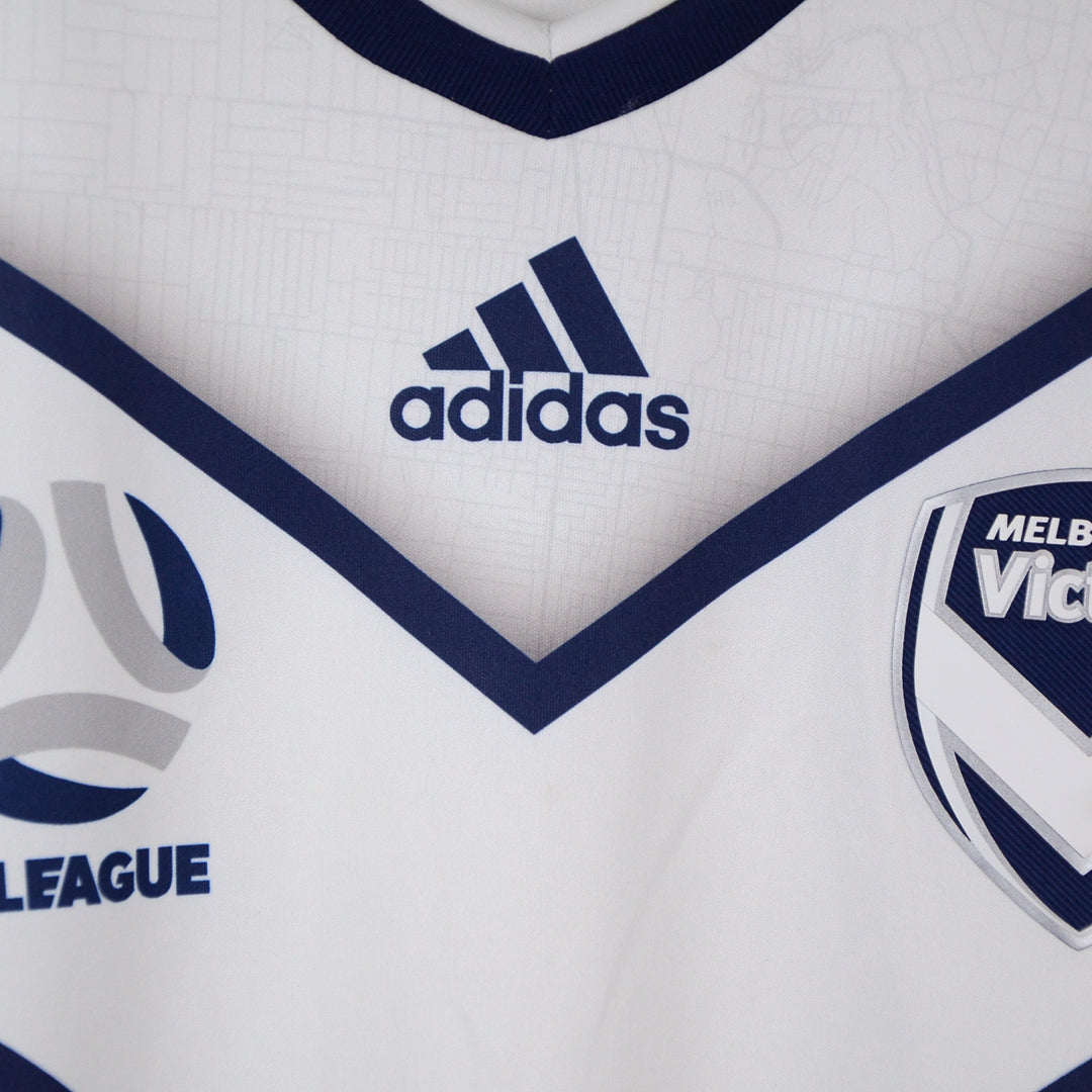 2020-2021 Melbourne Victory Adidas Team Signed Away Shirt - Marketplace