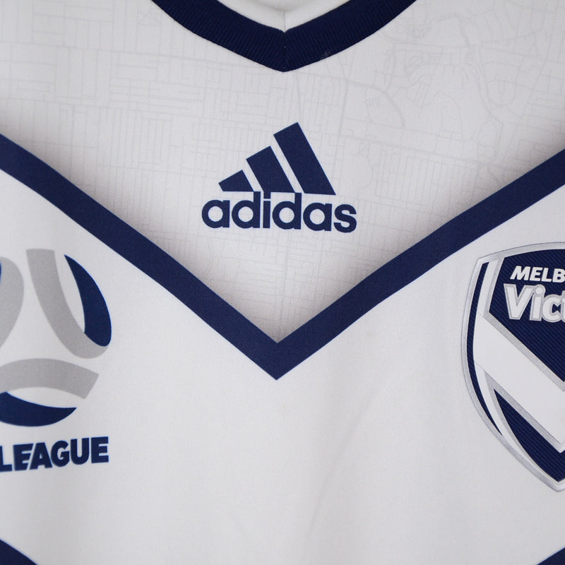 2020-2021 Melbourne Victory Adidas Team Signed Away Shirt - Marketplace