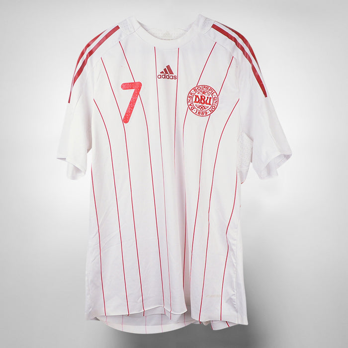2008-2009 Denmark Adidas Player Spec (Kitroom) Formotion Home Shirt #7 Daniel Jensen - Marketplace