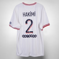 2021-2022 Paris Saint Germain (PSG) Nike Away Shirt #2 Achraf Hakimi - Marketplace