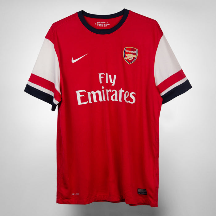 2012-2014 Arsenal Nike Home Shirt #9 Lukas Podolski