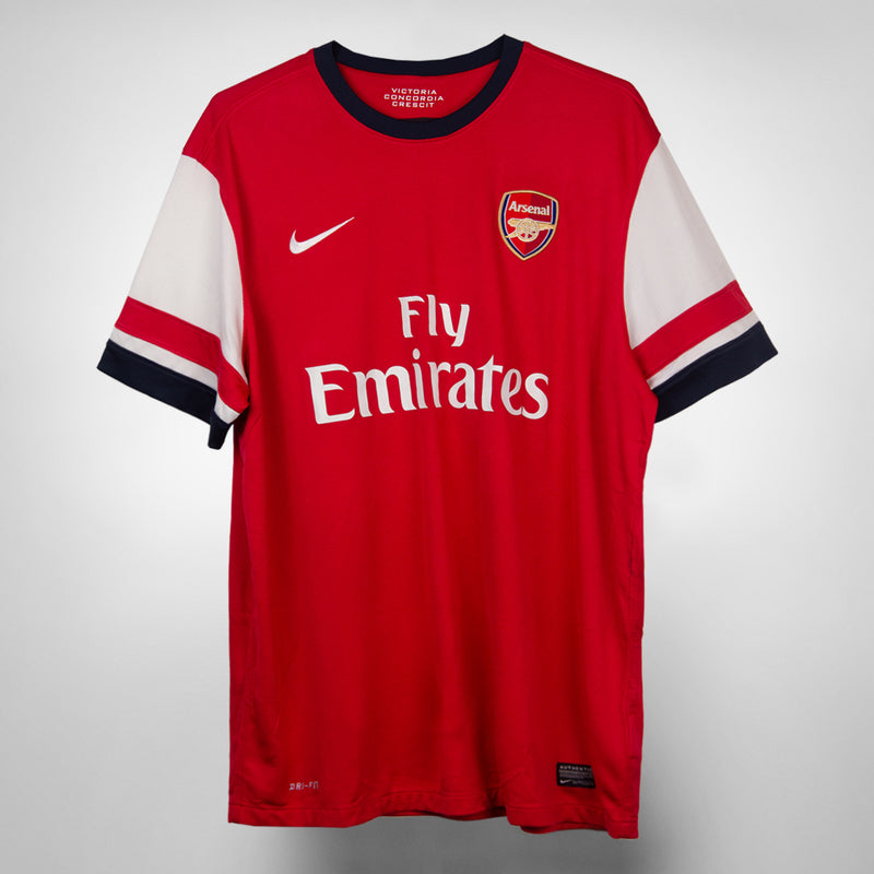 2012-2014 Arsenal Nike Home Shirt #9 Lukas Podolski