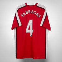 2008-2010 Arsenal Nike Home Shirt #4 Cesc Fabregas