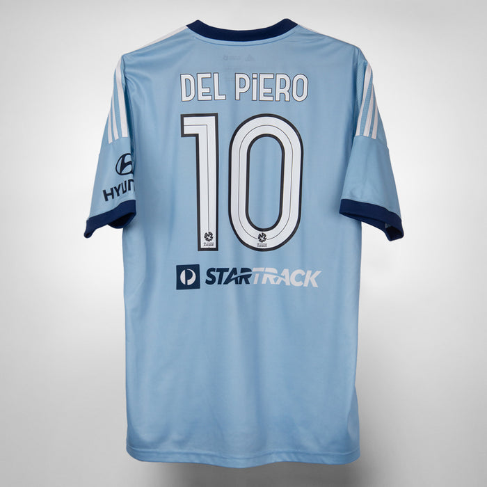 2014-2015 Sydney FC Adidas Home Shirt #10 Del Piero