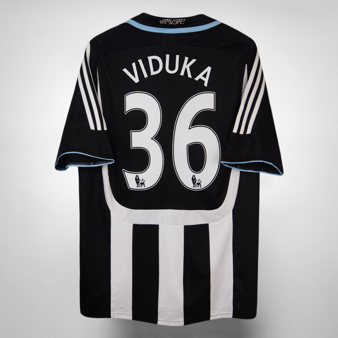 2007-2009 Newcastle United Adidas Home Shirt #36 Mark Viduka