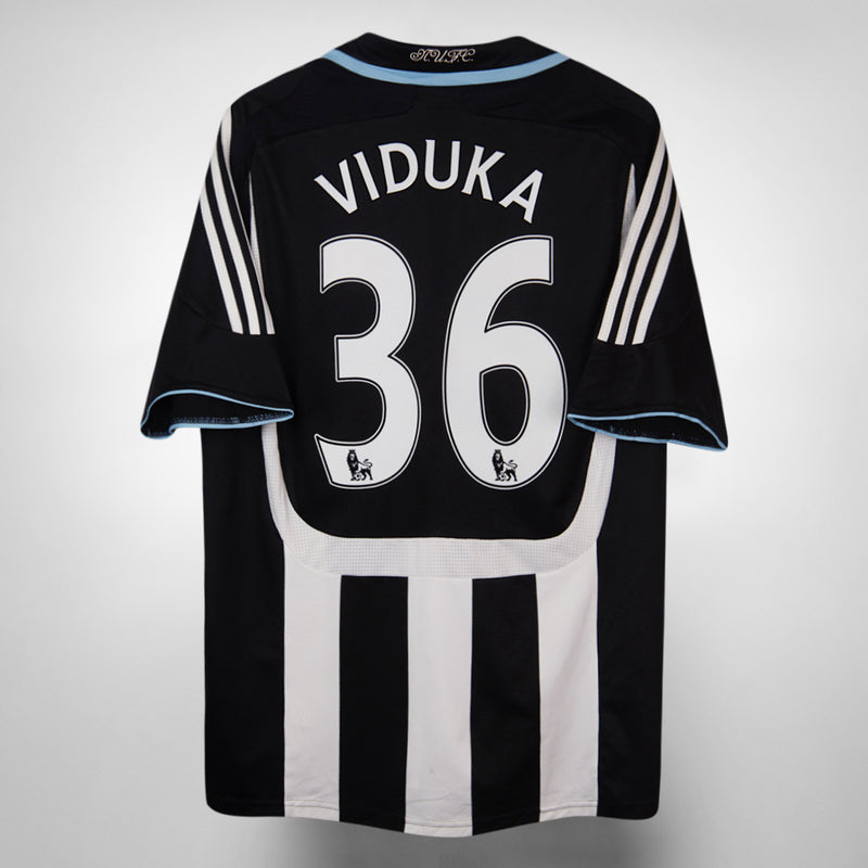2007-2009 Newcastle United Adidas Home Shirt #36 Mark Viduka