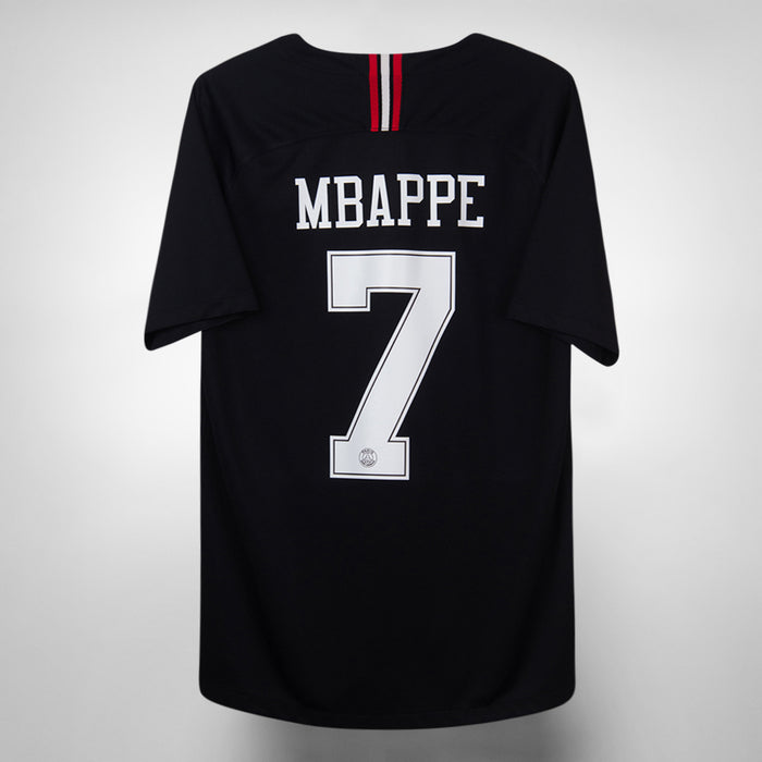 2018-2019 PSG Paris Saint Germain Nike Jordan Third Shirt #7 Mbappe