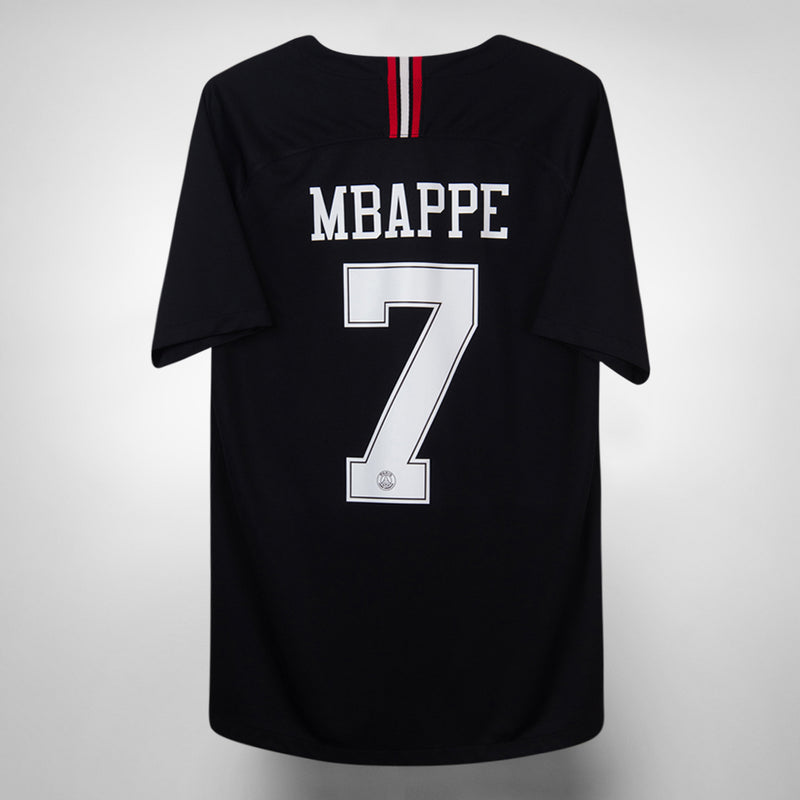 2018-2019 PSG Paris Saint Germain Nike Jordan Third Shirt #7 Mbappe