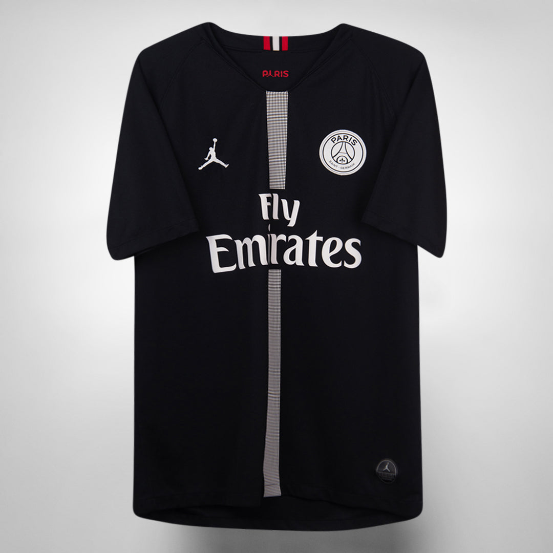 2018-2019 PSG Paris Saint Germain Nike Jordan Third Shirt #7 Mbappe