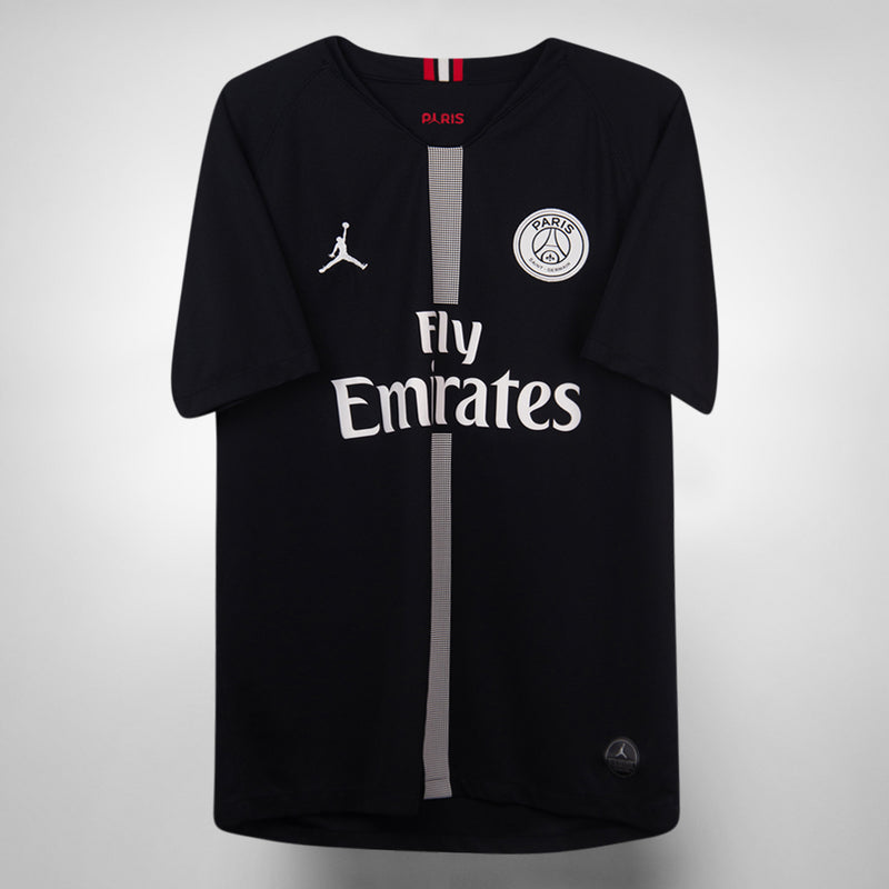 2018-2019 PSG Paris Saint Germain Nike Jordan Third Shirt #7 Mbappe