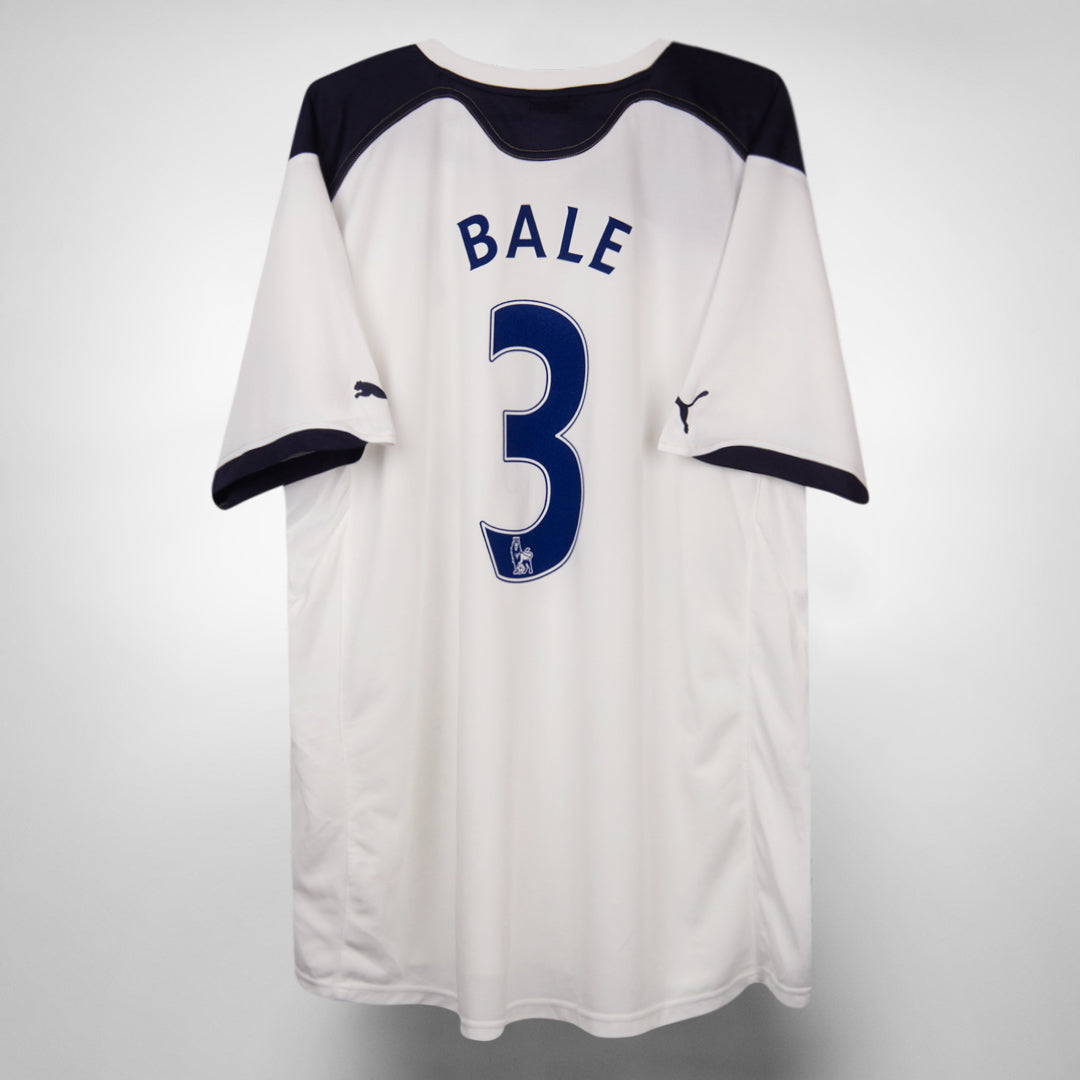 2010-2011 Tottenham Hotspur Puma Home Shirt #3 Gareth Bale