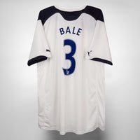 2010-2011 Tottenham Hotspur Puma Home Shirt #3 Gareth Bale