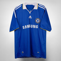 2008-2009 Chelsea Adidas Home Shirt #11 Didier Drogba