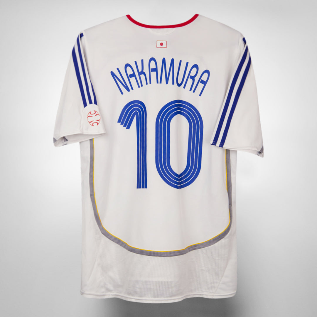2006-2008 Japan Adidas Away Shirt #10 Nakamura