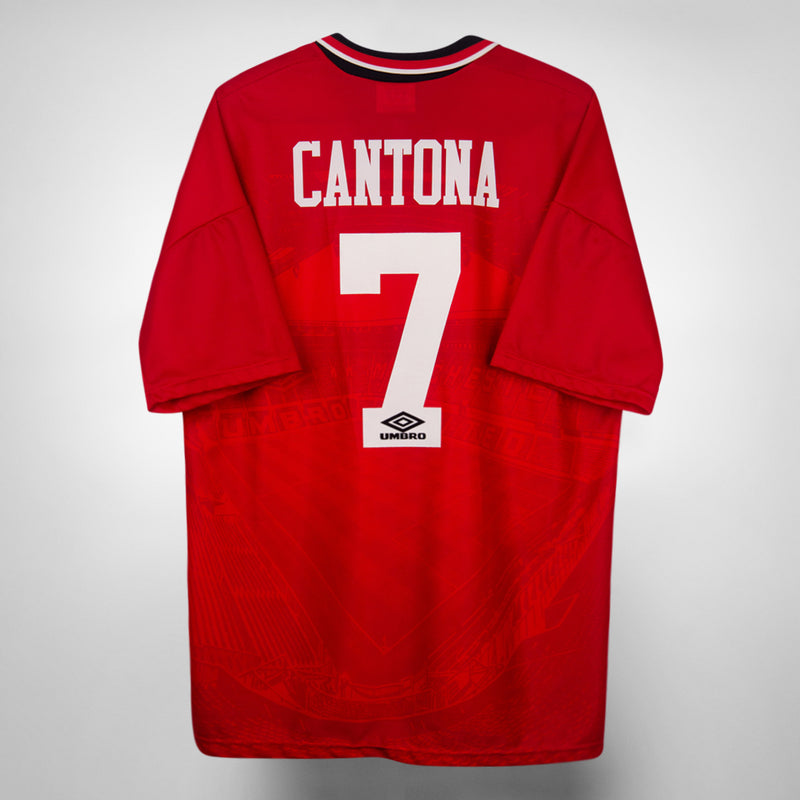 1994-1995 Manchester United Umbro Home Shirt #7 Cantona