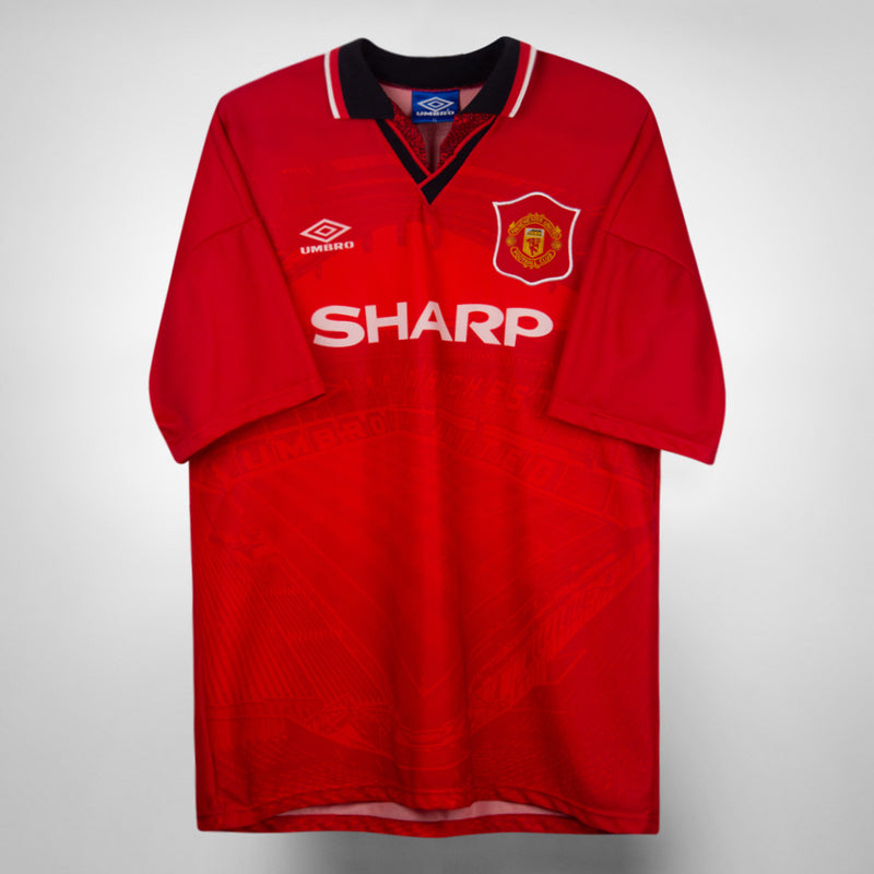 1994-1995 Manchester United Umbro Home Shirt #7 Cantona