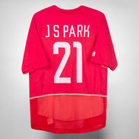 2002 South Korea Nike Home Shirt #21 J.S. Park