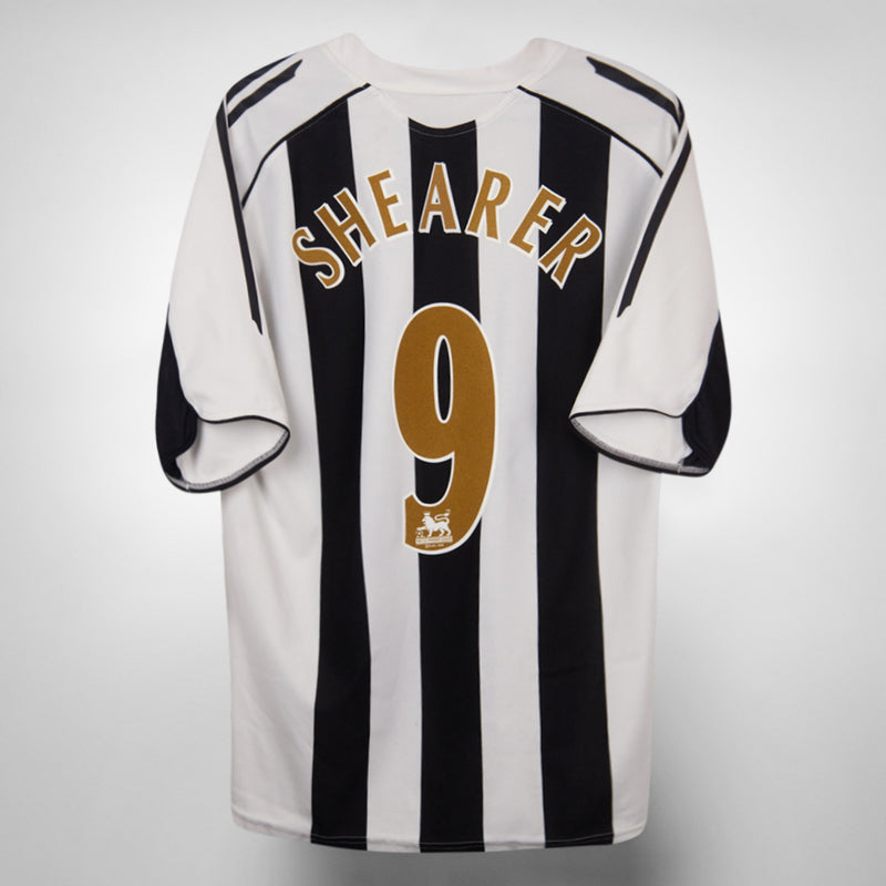 2005-2007 Newcastle United Adidas Home Shirt #9 Alan Shearer