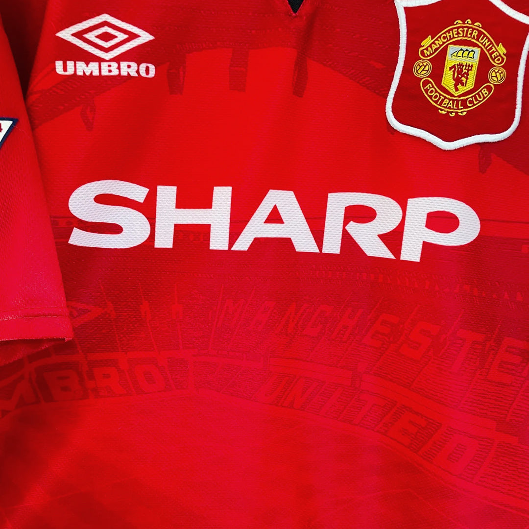 1994-1996 Manchester United Umbro Home Shirt #7 Eric Cantona - Marketplace
