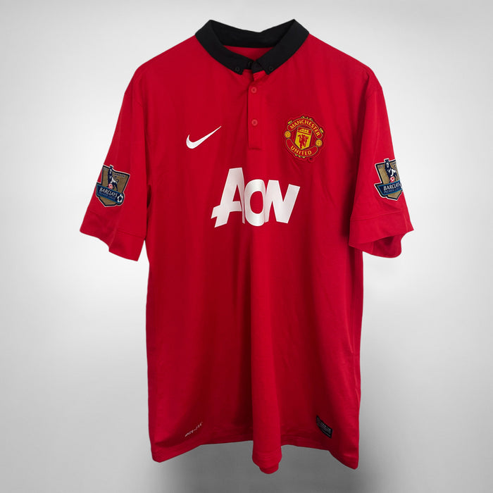 2013-2014 Manchester United Nike Home Shirt #20 Robin van Persie - Marketplace