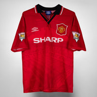 1994-1996 Manchester United Umbro Home Shirt #7 Cantona