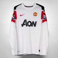 2010-2012 Manchester United Nike Long Sleeve Away Shirt #9 Berbatov