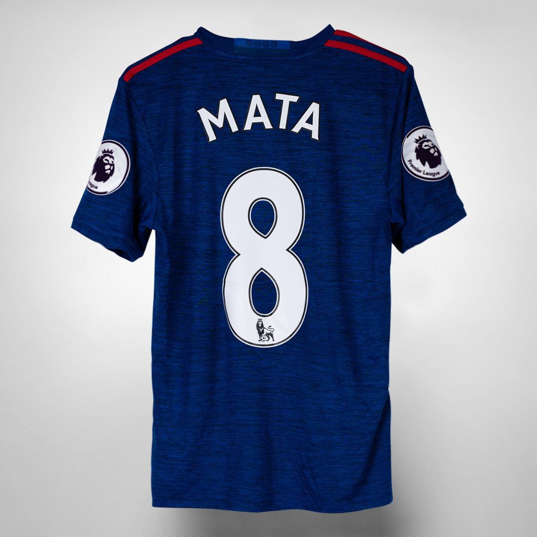 2016-2017 Manchester United Adidas Away Shirt #8 Juan Mata