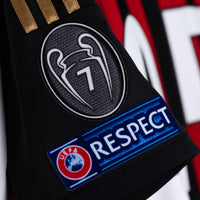2013-2014 AC Milan Adidas UCL Home Shirt #45 Mario Balotelli