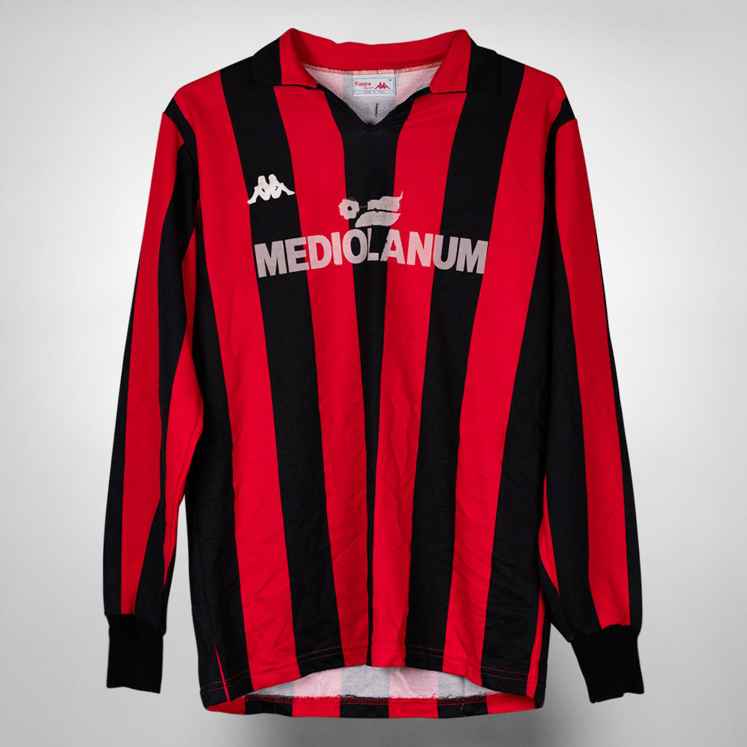 1987-1988 AC Milan Kappa Long Sleeve Home Shirt #4