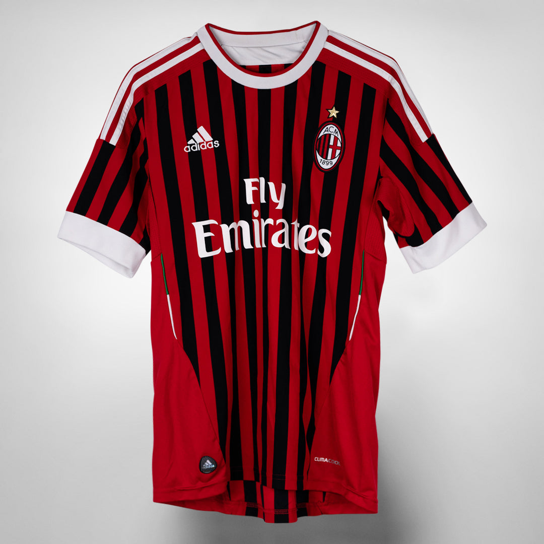 2011-2012 AC Milan Adidas Home Shirt