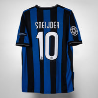 2009-2010 Inter Milan Nike Home Shirt #10 Sneijder