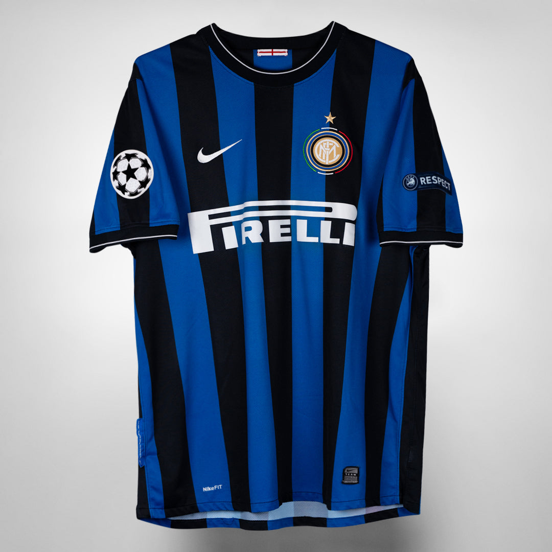 2009-2010 Inter Milan Nike Home Shirt #10 Sneijder