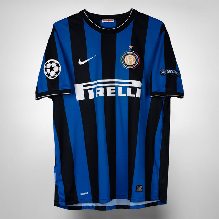 2009-2010 Inter Milan Nike Home Shirt #10 Sneijder