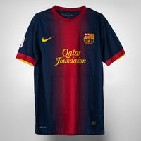 2012-2013 Barcelona Nike Home Shirt #10 Messi