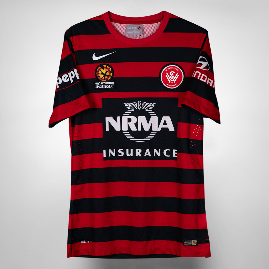 2014-2015 Western Sydney Wanderers Nike Player Spec Home Shirt