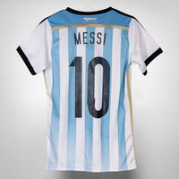2014-2015 Argentina Adidas Home Shirt #10 Lionel Messi (Women's)