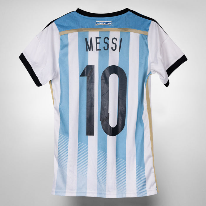 2014-2015 Argentina Adidas Women's Home Shirt #10 Lionel Messi