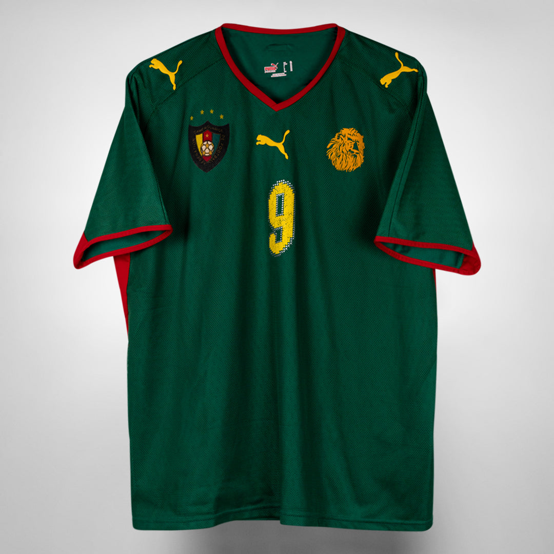 2008-2009 Cameroon Puma Home Shirt #9 Samuel Eto'o