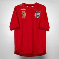2006-2008 England Umbro Away Shirt #9 Wayne Rooney