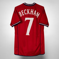 2002-2004 England Umbro Away Shirt #7 David Beckham